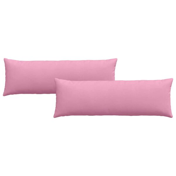 vidaXL Sofakuddar 2 pcs Rosa 120 x 40 cm tyg