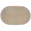 vidaXL Omr&aring;desmattor Vit 205 x 305 cm Jute