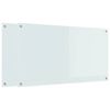 vidaXL K&ouml;ksskydd 2 pcs Vit 110 x 60 cm h&auml;rdat glas