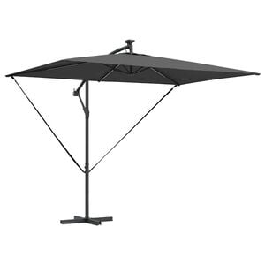 vidaXL Parasoll Antracit 294 x 200 x 270 cm Polyester och aluminium