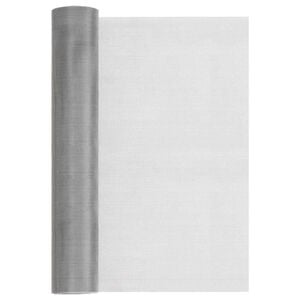 vidaXL N&auml;tduk 40 x 2000 cm 30 Mesh Rostfritt st&aring;l 201 Silver