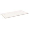 vidaXL Skrivbordsskiva vit 100x60x2,5 cm massiv furu