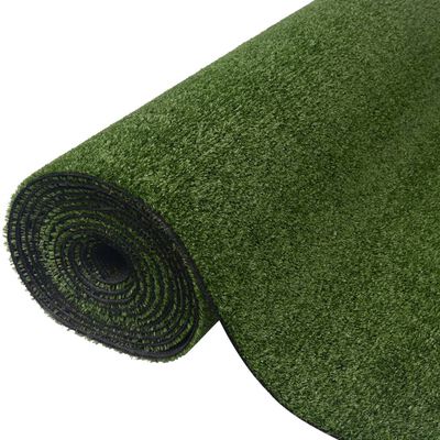vidaXL Konstgräsmatta 1,5x8 m/7-9 mm grön