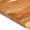 vidaXL Bänkskiva för badrum massivt akaciaträ 58x52x3,8 cm