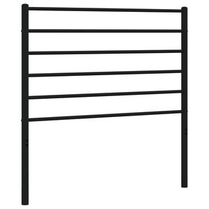 vidaXL Ers&auml;ttningsgavel metall svart 80 cm