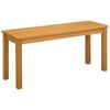 vidaXL Matb&auml;nk 95 x 32 x 45 cm Massivt Ektr&auml; Naturlig