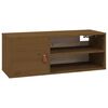 vidaXL V&auml;ggsk&aring;p honungsbrun 80x30x30 cm massiv furu