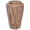 vidaXL Dekorativ vas 40x60 cm massiv teak
