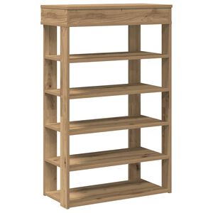 vidaXL Skohylla ek 60x30x98 cm konstruerat tr&auml;