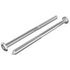 vidaXL M&ouml;belskruvar 2 pcs Silver M6 x 100 mm St&aring;l
