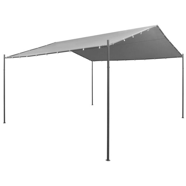 vidaXL Paviljong st&aring;l 400x400x260 cm antracit