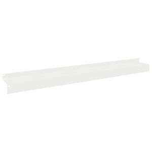 vidaXL Kant f&ouml;r gr&auml;smatta 10 st 100 x 10 x 8 cm St&aring;l Vit