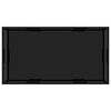 vidaXL Soffbord svart 120x60x35 cm h&auml;rdat glas