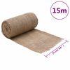 vidaXL Juterulle 0,25x15 m 100% jute 200 gsm