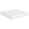 vidaXL Svävande vägghyllor 4 st vit 23x23,5x3,8 cm MDF