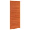 vidaXL Ladug&aring;rdsd&ouml;rr 90 x 2,5 x 208 cm Massiv furu Vaxad brun