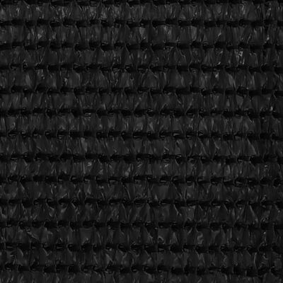 vidaXL Balkongskärm svart 120x300 cm HDPE