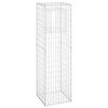 vidaXL Gabionkorg stolpform 50x50x180 cm j&auml;rn