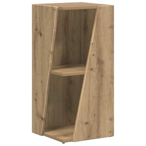 vidaXL Sidobrett 33 x 32 x 70,5 cm Konstruerat tr&auml; Artisan Ek