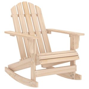 vidaXL Gungstol adirondack massivt grantr&auml;