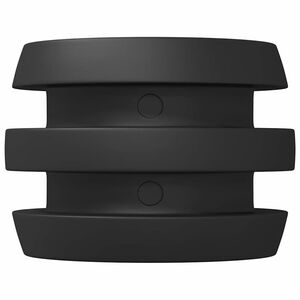 vidaXL Foosball Bord Bumpers 16 st Svart 3 x 3 x 2 cm TPE