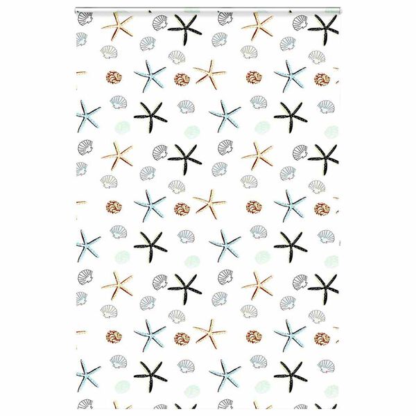 vidaXL Duschrullgardin med kassett 150x240 cm tygbredd 146 cm