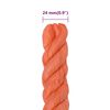 vidaXL Rep orange 24 mm 50 m polypropylen