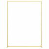 vidaXL Br&ouml;llopsb&aring;ge Guld 150 x 49,5 x 200 cm St&aring;l