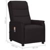 vidaXL Massagefåtölj med uppresningshjälp svart konstläder