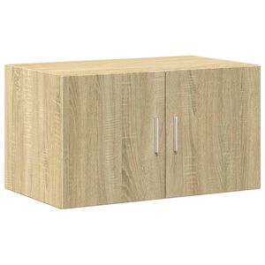 vidaXL V&auml;ggsk&aring;p sonoma-ek 70x42,5x40 cm konstruerat tr&auml;