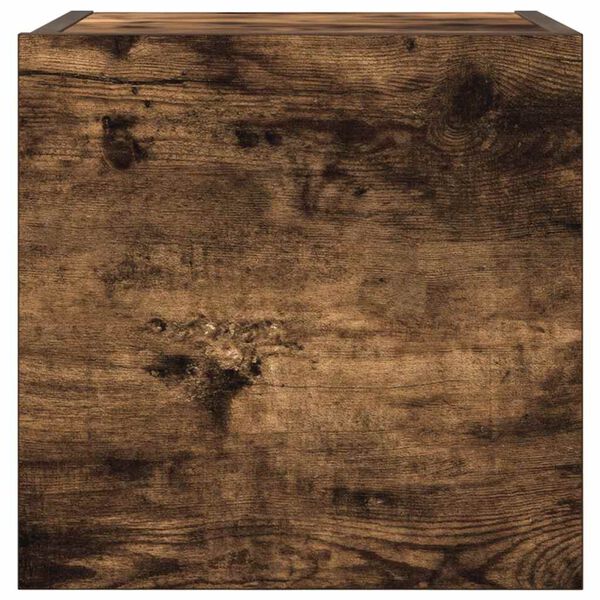 vidaXL Väggmonterade tv-skåp 4 st rökfärgad ek 30,5x30x30 cm
