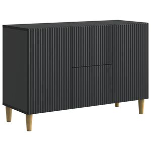 vidaXL Sideboard Svart 89 x 34,5 x 60 cm Konstruerat tr&auml;