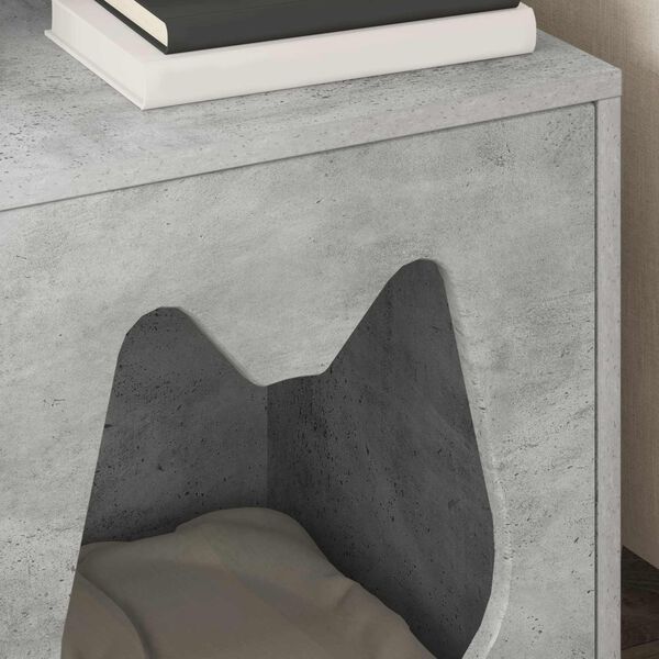 vidaXL Katt hus Betong 42,5 x 40 x 53,5 cm Konstruerat tr&auml;