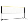 vidaXL Justerbart badmintonn&auml;t 300x103x94-158 cm metall