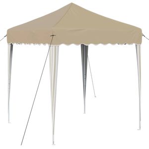 vidaXL Pop-up Partyt&auml;lt 195 x 195 x 245 cm Gr&auml;ddvit Oxford Tyg