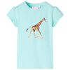 T-shirt f&ouml;r barn ljus aqua 128