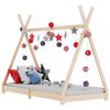 vidaXL Barns&auml;ng massiv furu 80x160 cm