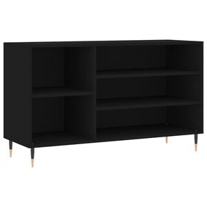 vidaXL Skosk&aring;p svart 102x36x60 cm konstruerat tr&auml;