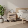 vidaXL S&auml;ngbord 2 st 40x34x46 cm massivt blekt mangotr&auml;