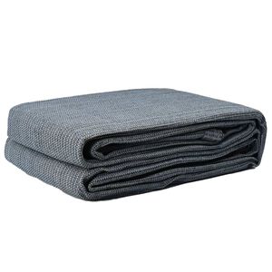 vidaXL T&auml;ltmatta Bl&aring; och gr&aring; 200 x 200 cm polyeten