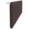 vidaXL Headboard Cushion "Hanko" Dark Brown 160 cm Fabric