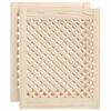 vidaXL Sk&aring;pluckor gallerdesign 2 st 49,5x61,5 cm massiv furu