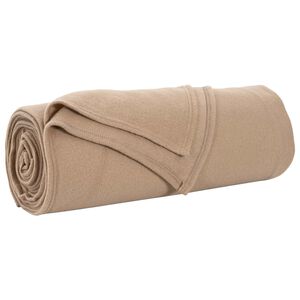 vidaXL Filt Kamel 210 x 140 cm 0.41 kg Fleece