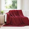 vidaXL Filtar 24 pcs Bordeaux R&ouml;d 240 x 220 cm Fleece