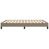 vidaXL S&auml;ngram utan madrass taupe 140x200 cm tyg