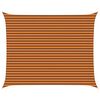 vidaXL Solskugge segel Orange och Brunt 5 x 4 m 100% polyester oxford