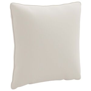 vidaXL 1-delad ryggkudde PUTTEN 100% Polyester Vit 40 x 40 x 15 cm
