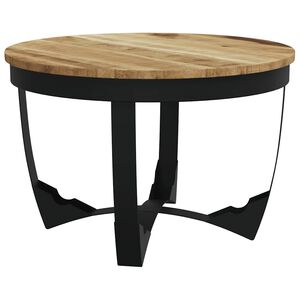 vidaXL Soffbord massivt grovt mangotr&auml; 60x40 cm