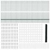 vidaXL St&auml;ngsel med stolpe Gr&ouml;n 1,4 x 100 m St&aring;l och PVC
