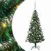 vidaXL Konstgjord F&ouml;rbelyst Julgran Gr&ouml;n 150 cm PVC och metall